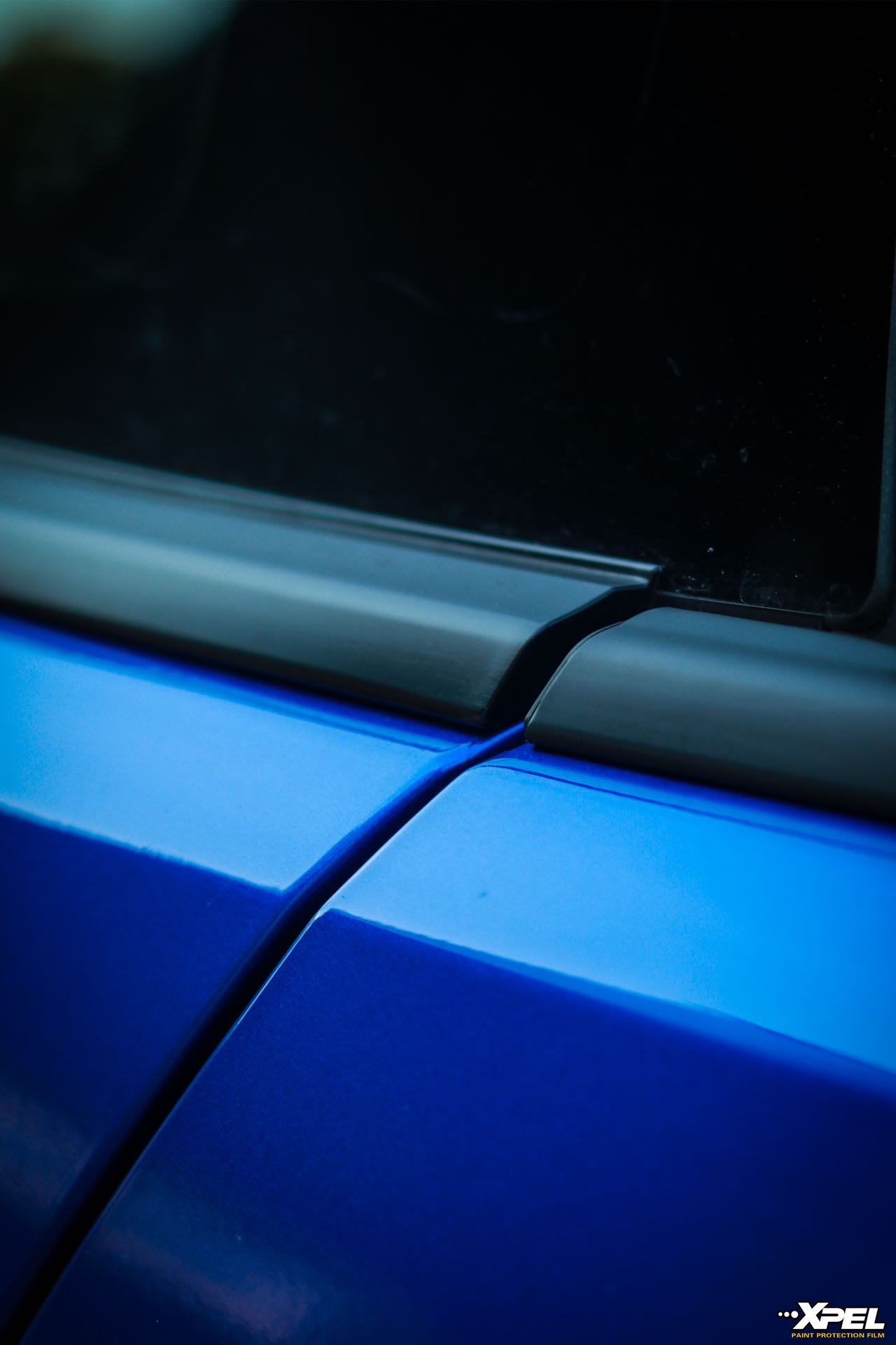西安蓝色斯巴鲁BRZ隐形车衣（漆面保护膜）装贴